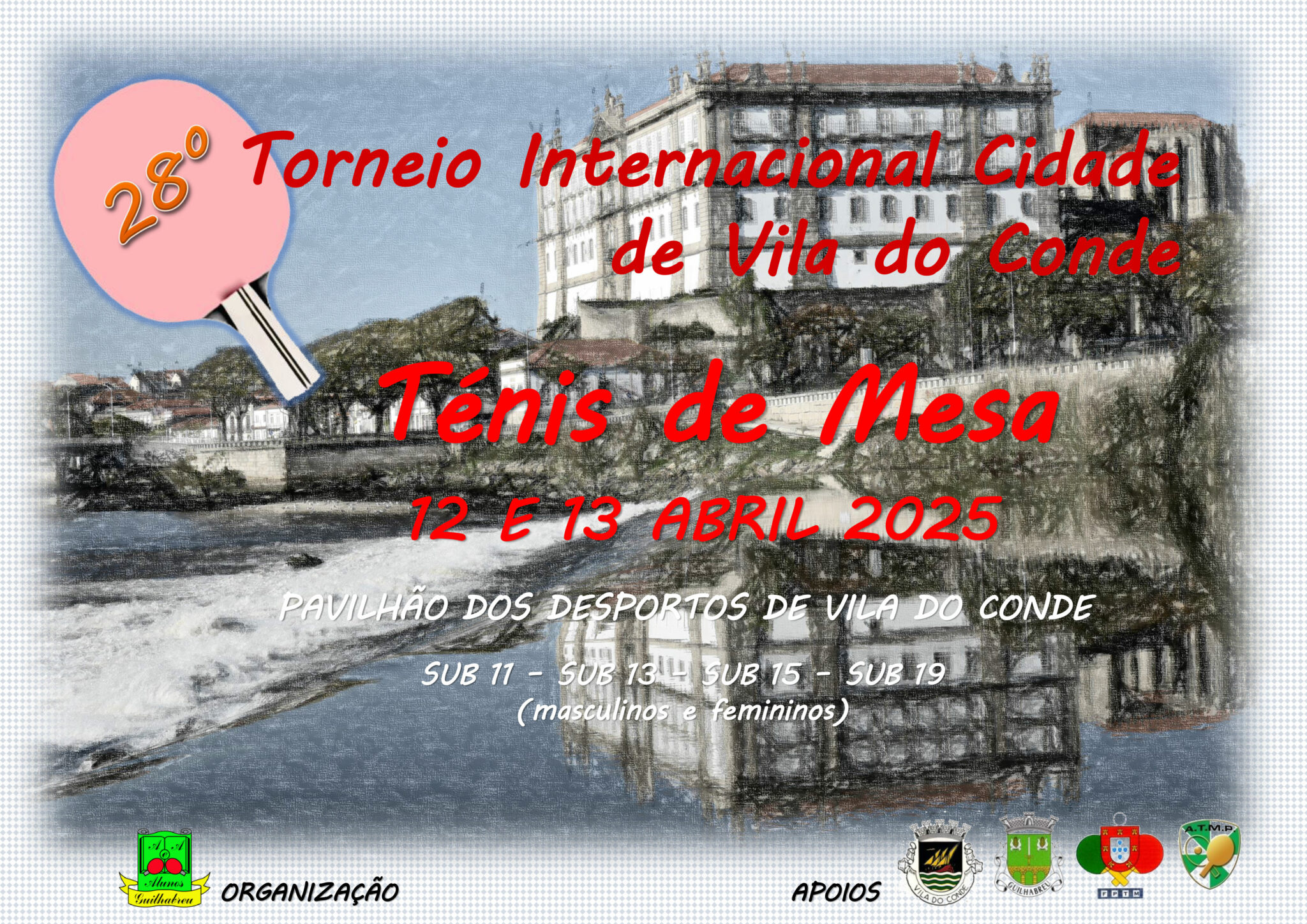 28º Torneio Vila Conde CARTAZ DO TORNEIO 2025 2048x1448