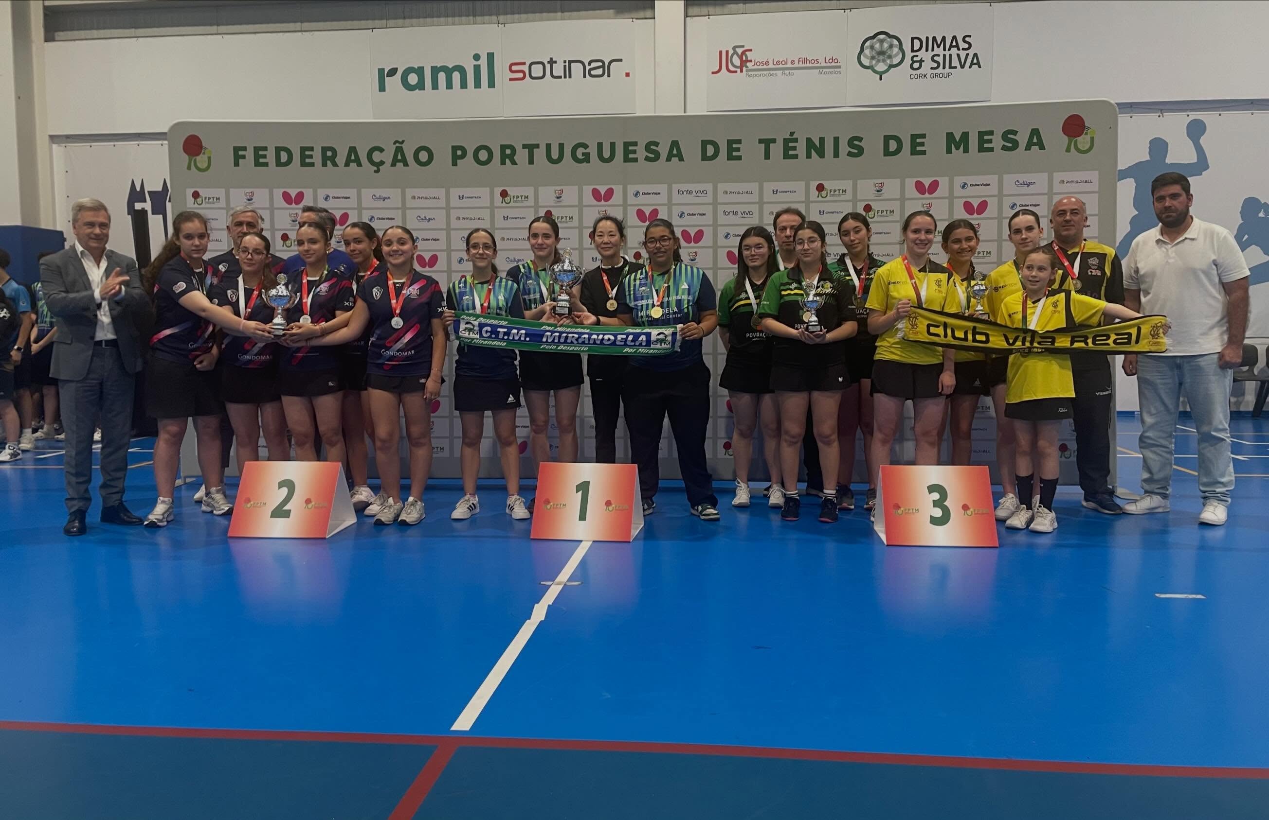 CN Eq Sub17 fem pódio