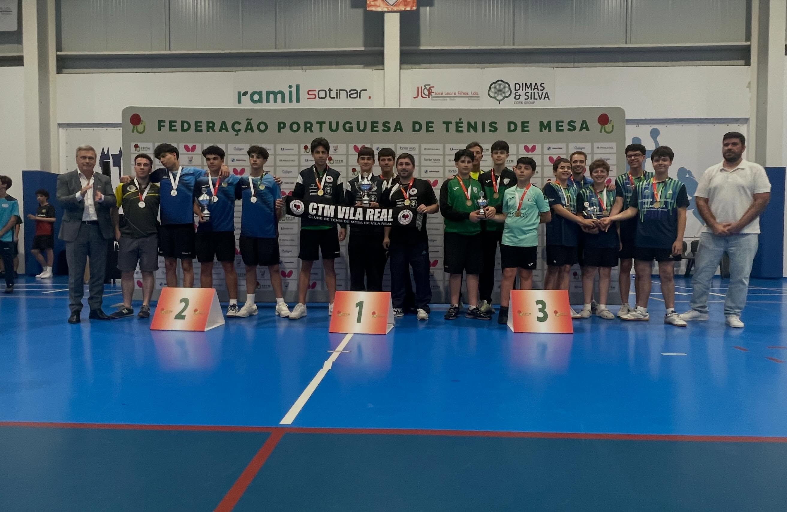 CN Eq Sub17 masc pódio