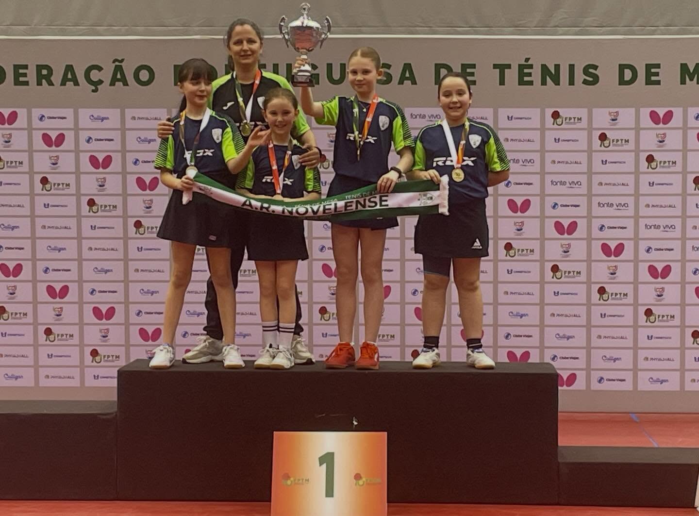 Campeãs Eq Sub11 fem