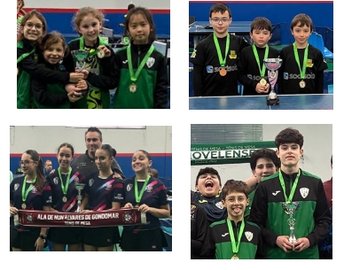 Campeões Sub9 e sub15 17 janeiro 2026 G. Valbom