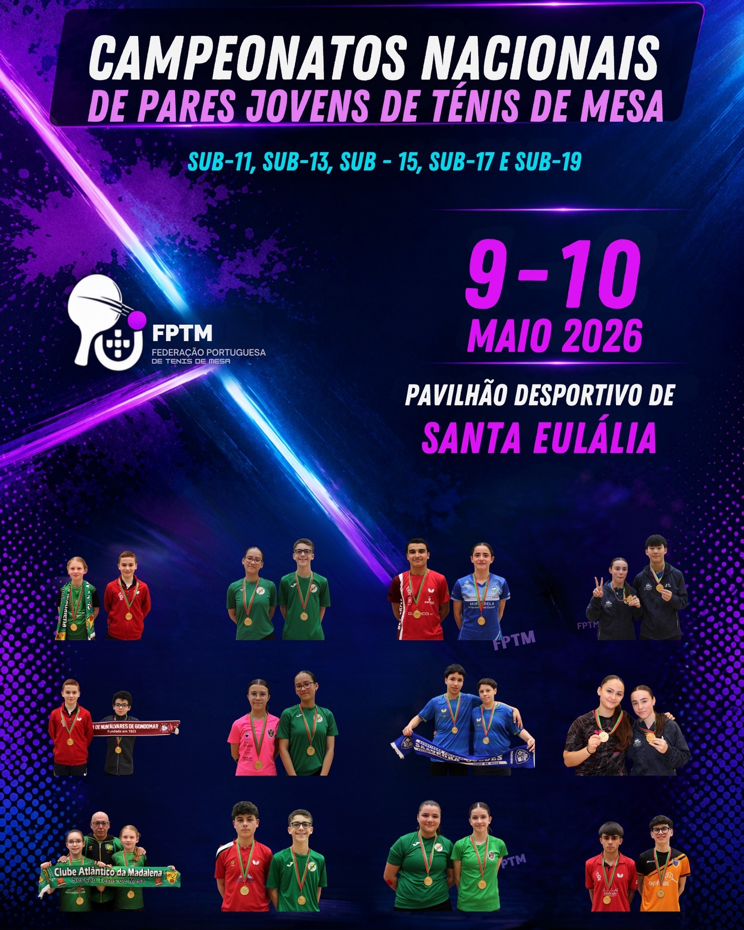 Cartaz CN Pares Jovens 9 10 maio Vizela