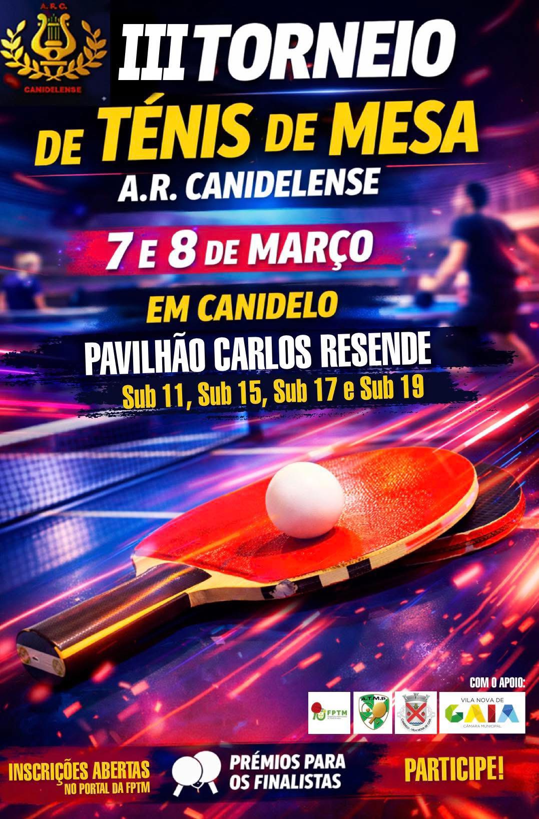 Cartaz III Torneio TM AR Canidelense