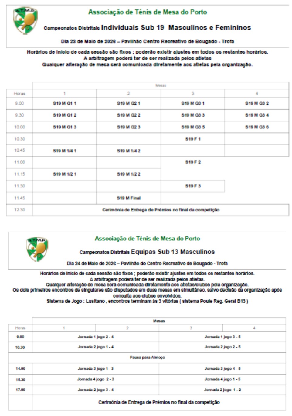 DiA 23 E 24 MAIO 2026