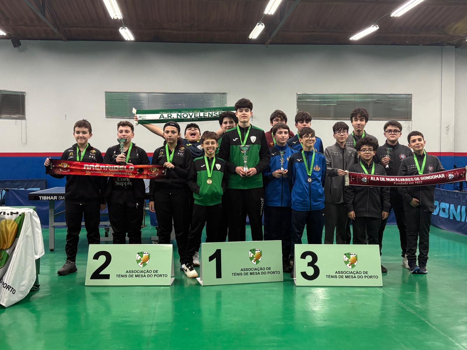 Eq. Sub15 masc podium
