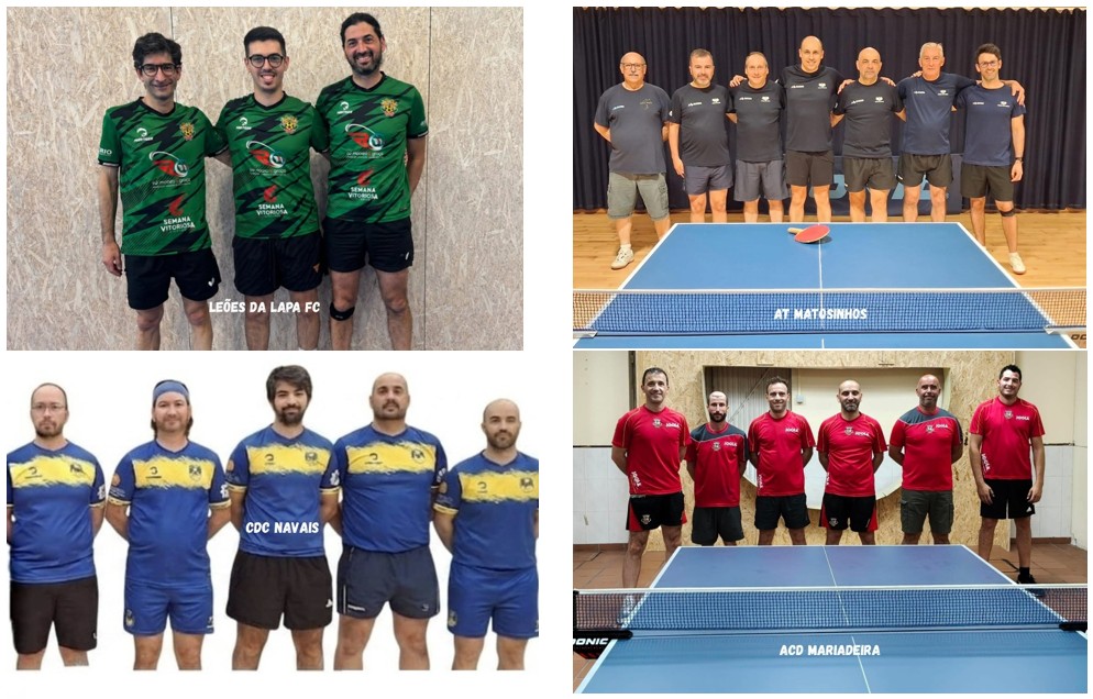 Fase Qualificação Nacional Zona Norte Equipas participantes