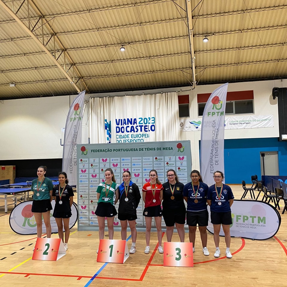 Foto pódio Pares Sub19 fem