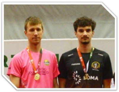 Fotografia Par Seniores masc Campeão André Cruz