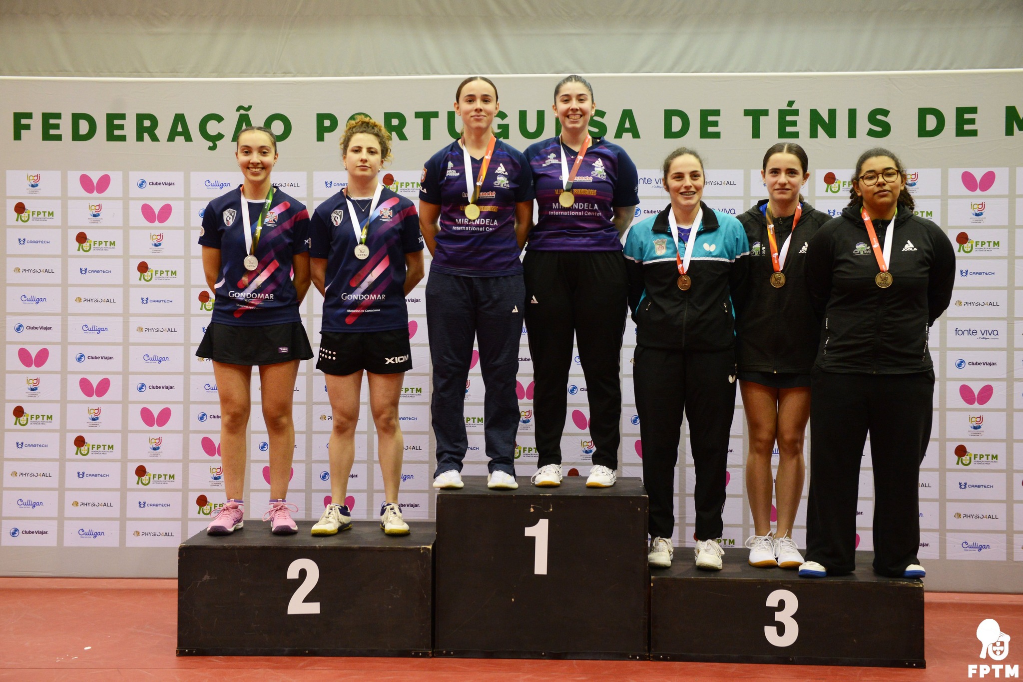 Pódio Pares Seniores fem