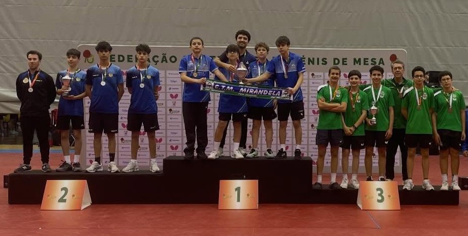 Pódio Sub15 masc
