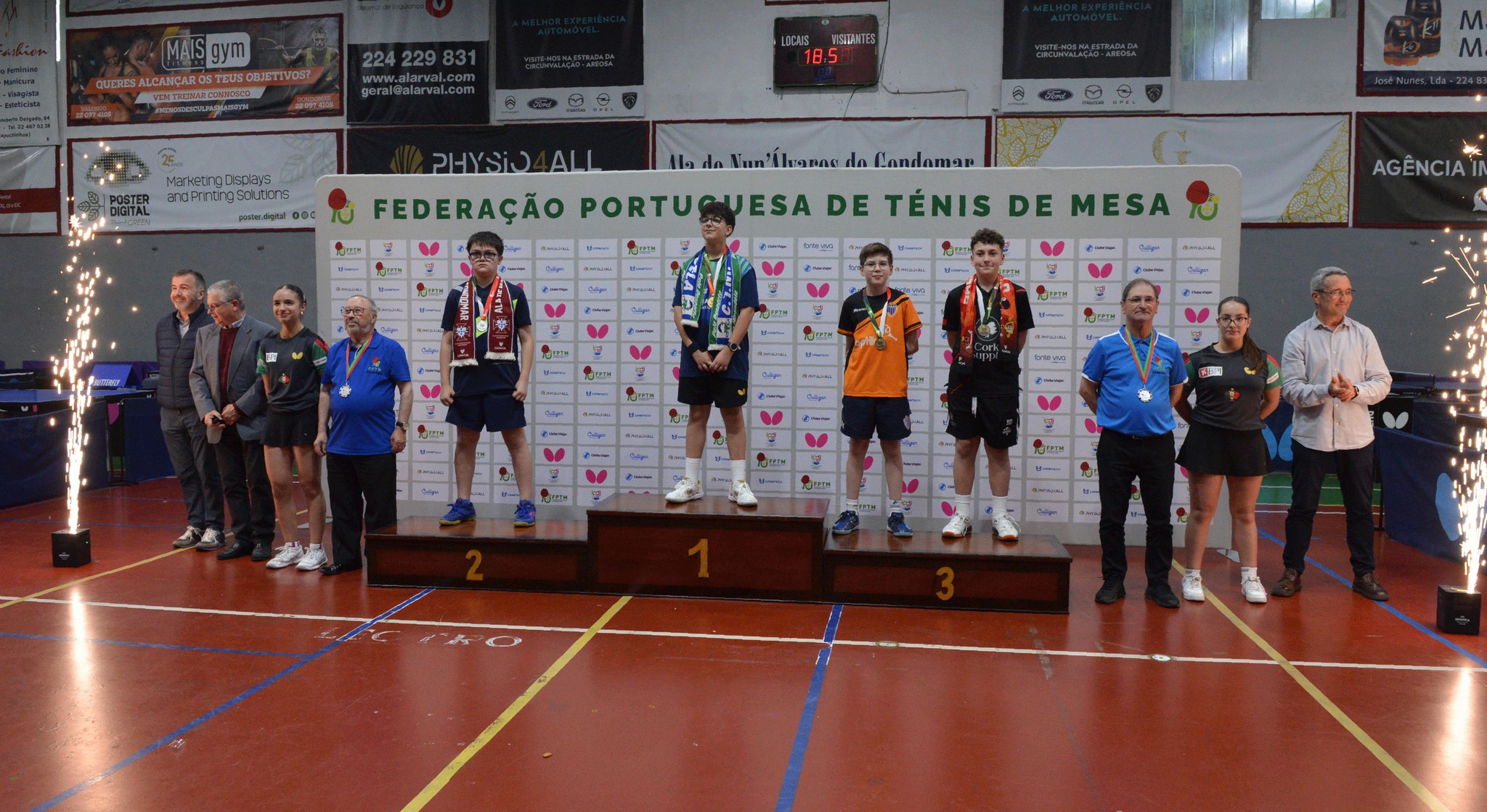 Pódio Sub 13 masc