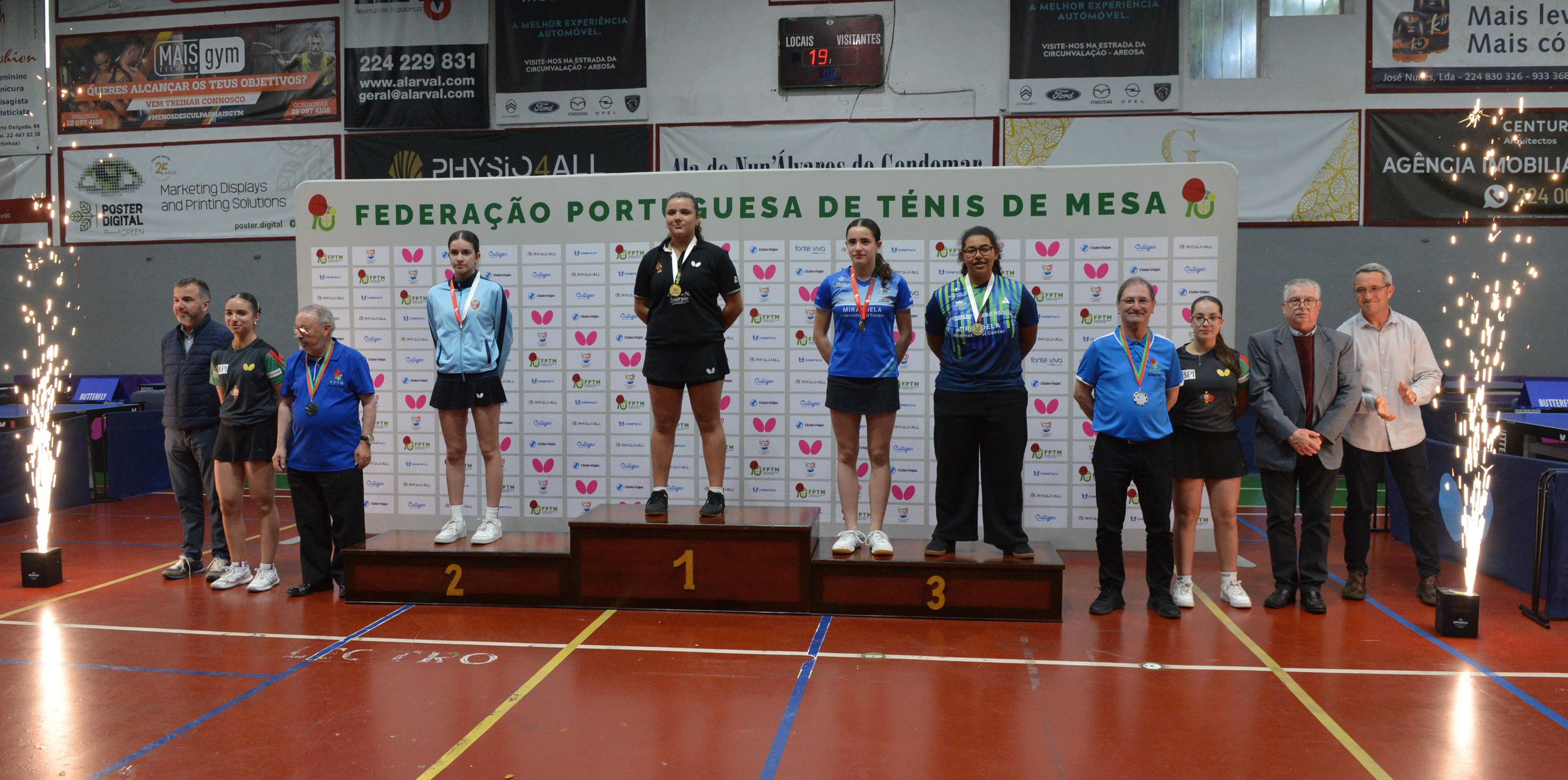 Pódio Sub 17 fem