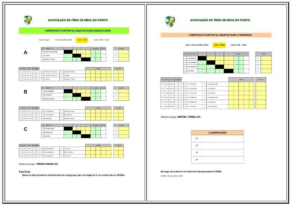 Site imagem calendário Sub15