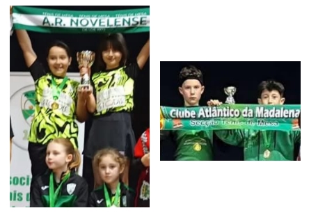 Sub11 fem masc Campeões