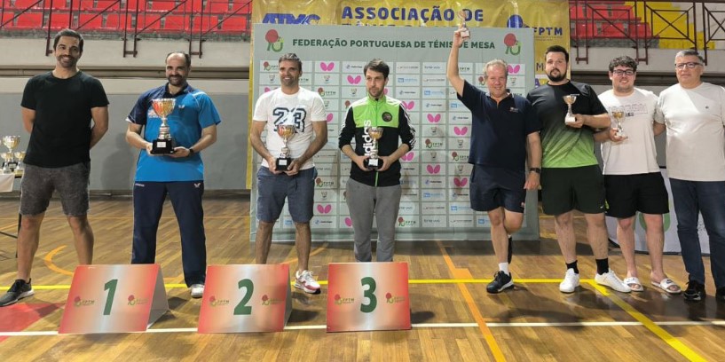 Torneio Nacional Individual Challenge 1 junho 2024 Pav. Jorge Galamba Marques Figueira Foz Foto Pódio 2º escalão