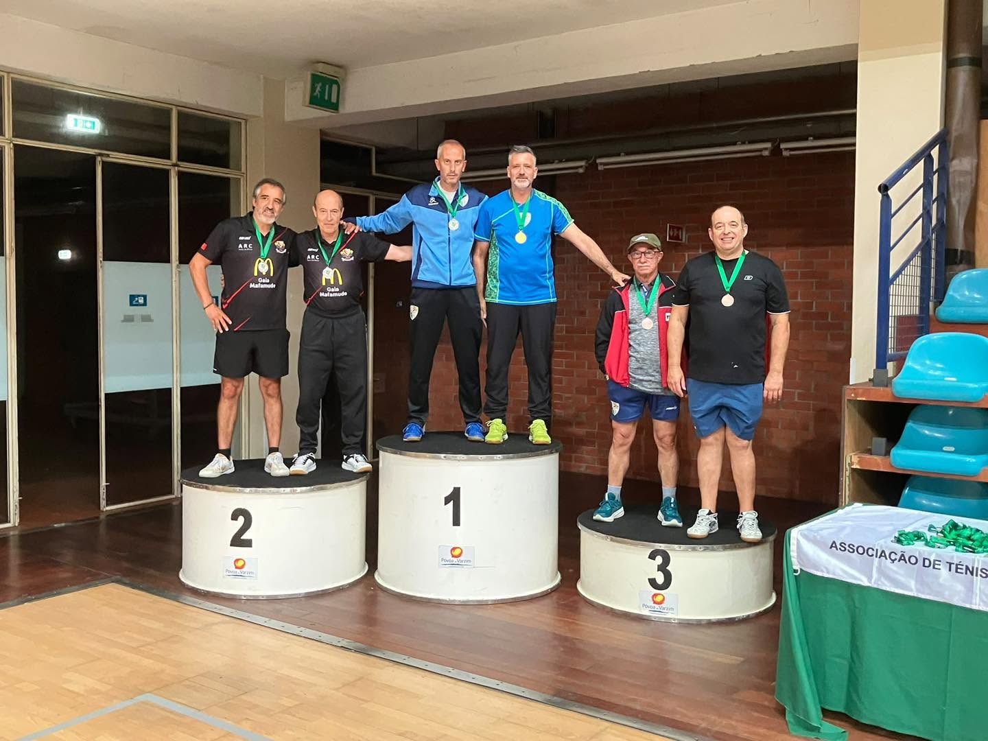 Veteranos 2 a 8 masc podium