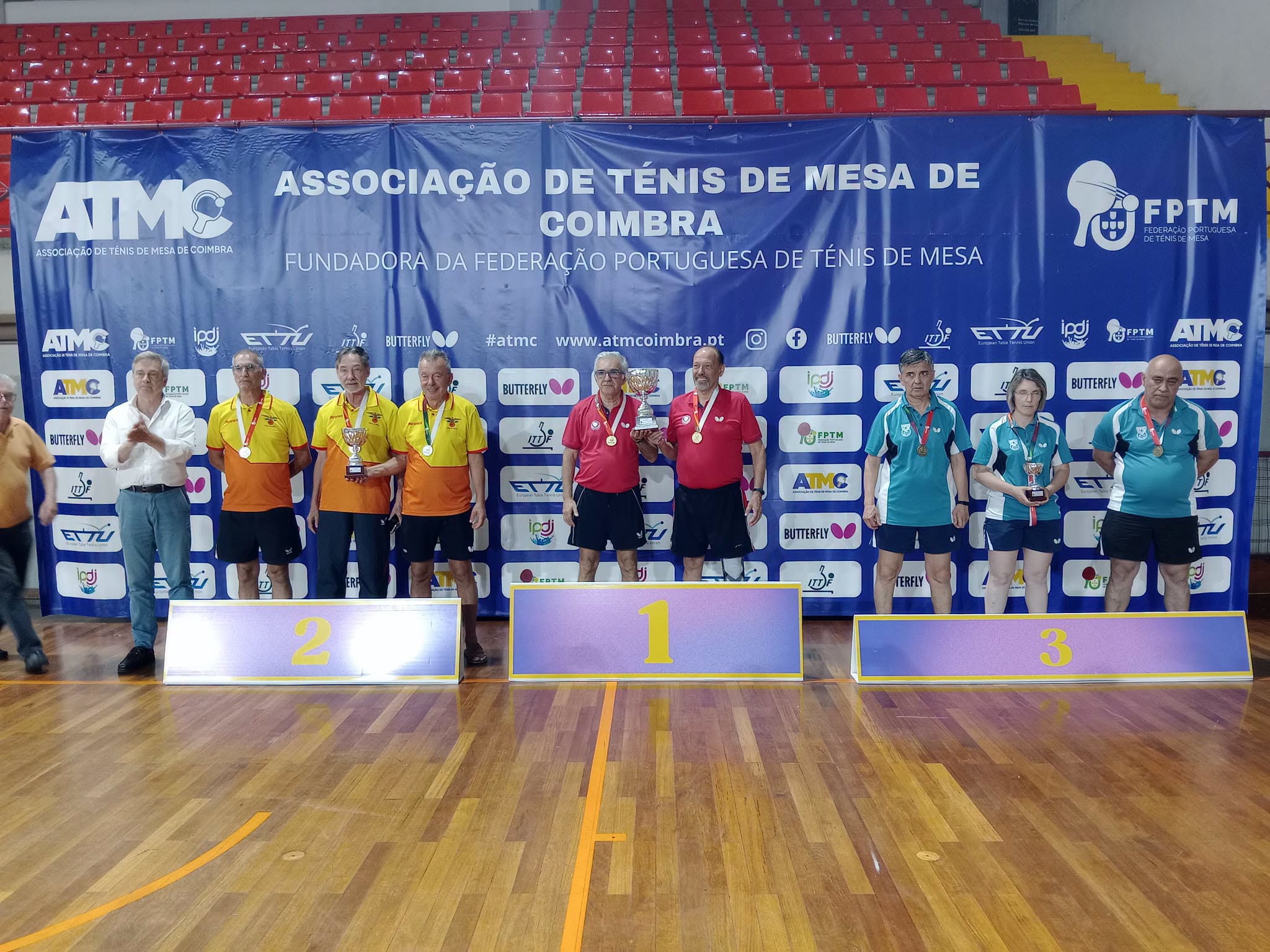 Veteranos 60 69 anos Podium