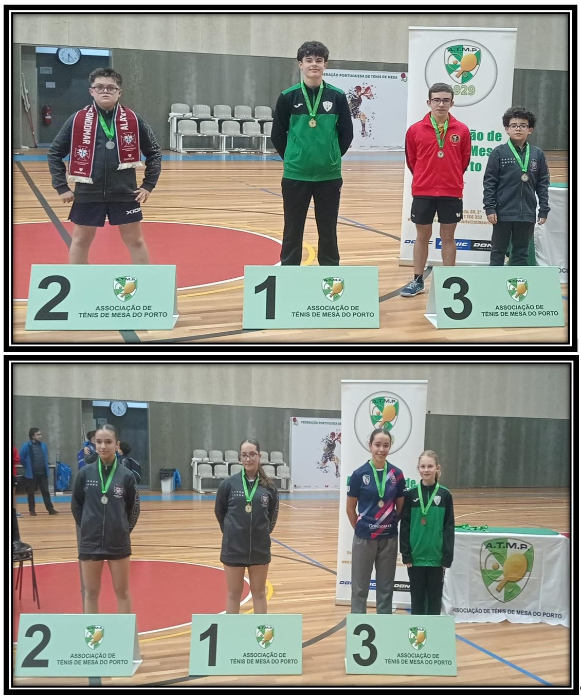 sub15 masc fem pódio