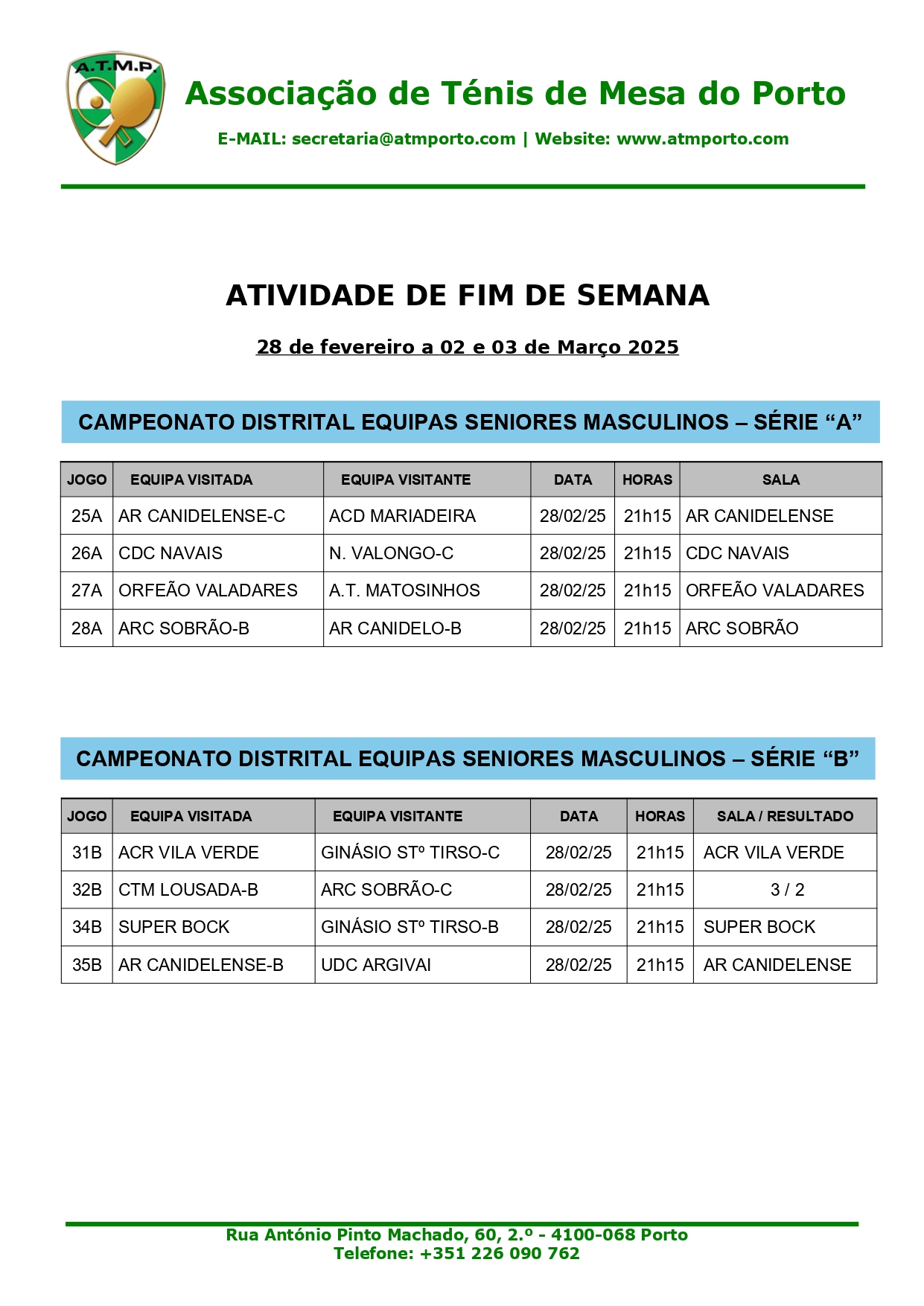 20 Atividade de fim de semana ATMP 28 fevereiro e 01 02 Março page 0001