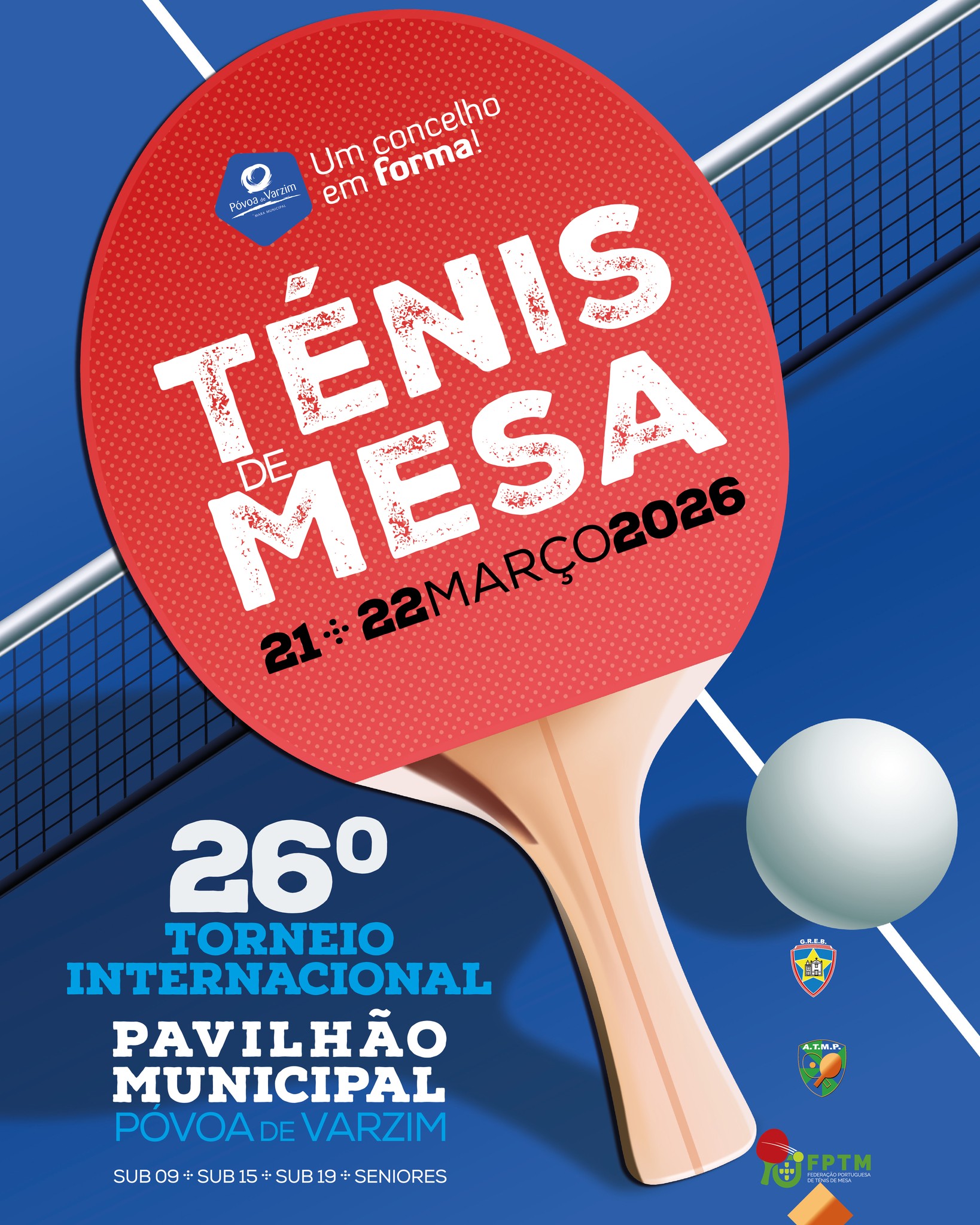 Cartaz 26º Torneio Inter. Póvoa Varzim