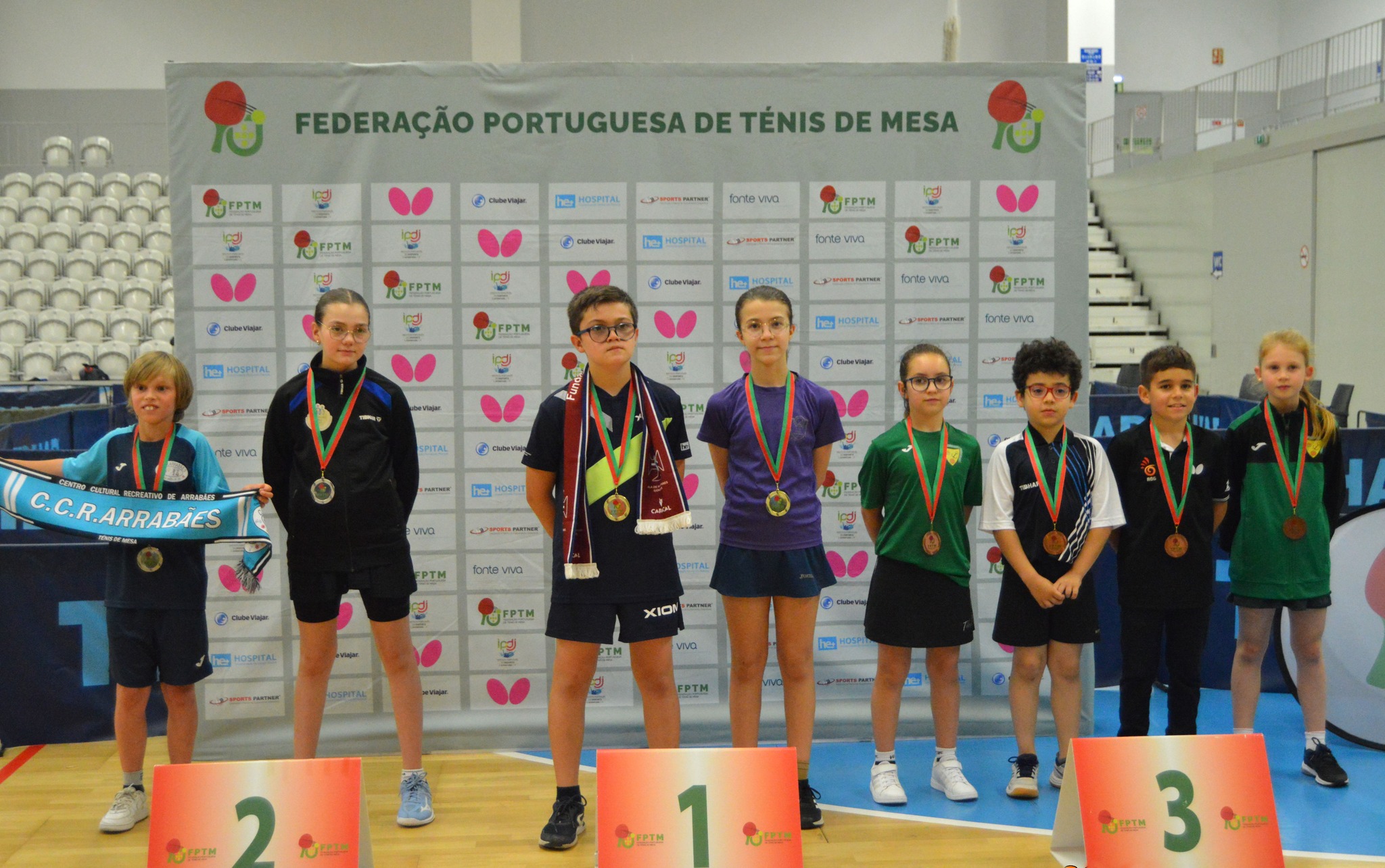 Pares Mistos Sub11 8 junho 2024 Lamego Pódio