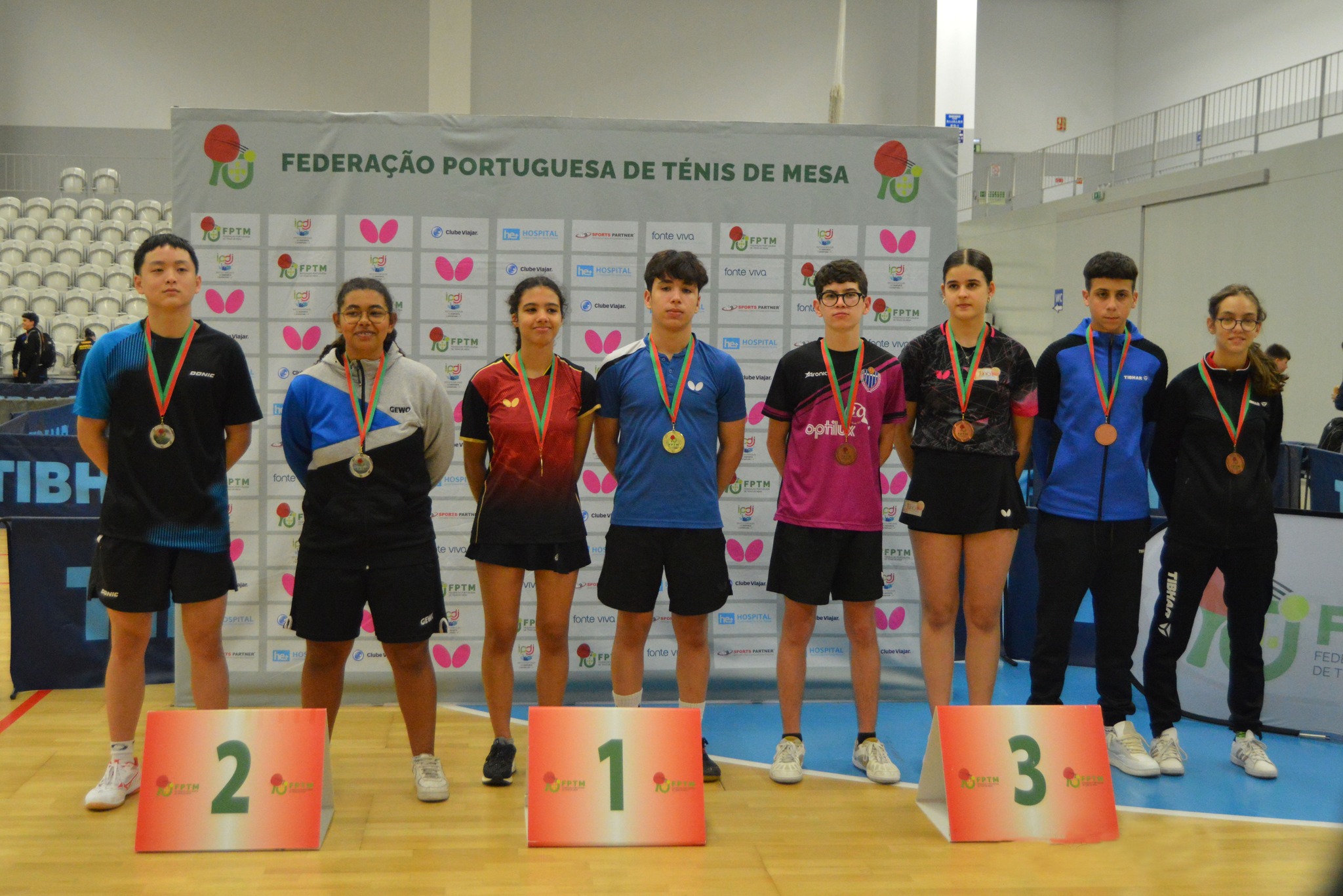 Pares Mistos Sub15 8 junho 2024 Lamego Pódio
